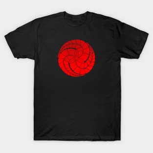 Samurai Family Crests - Kuroda - Red T-Shirt